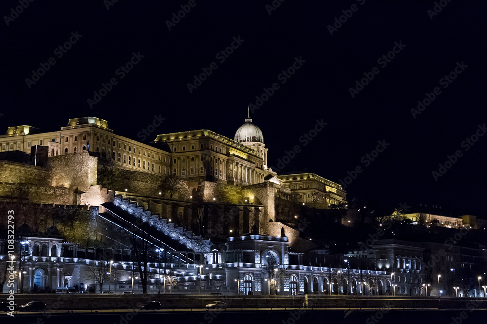 Fototapeta premium Buda Castle or Royal Palace in Budapest .