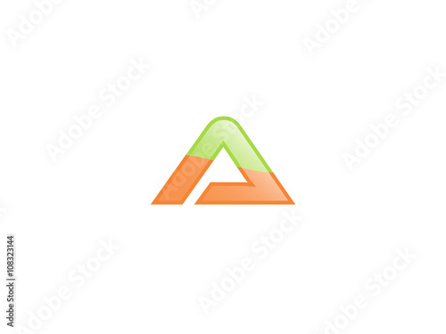 Free Download Green Orange shiny letters - GFXLoad