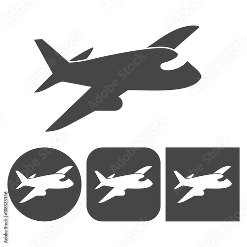 Plane Icon - vector icons set