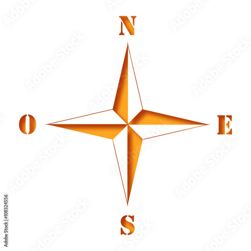 Logo rose des vents.