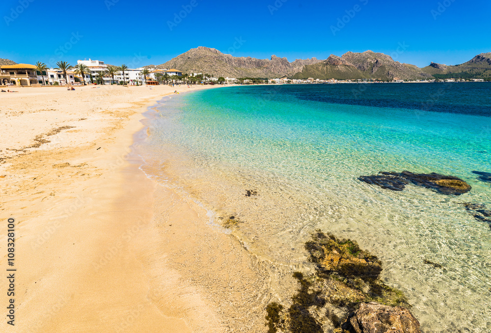 Seaside Majorca Beach Bay Pollenca