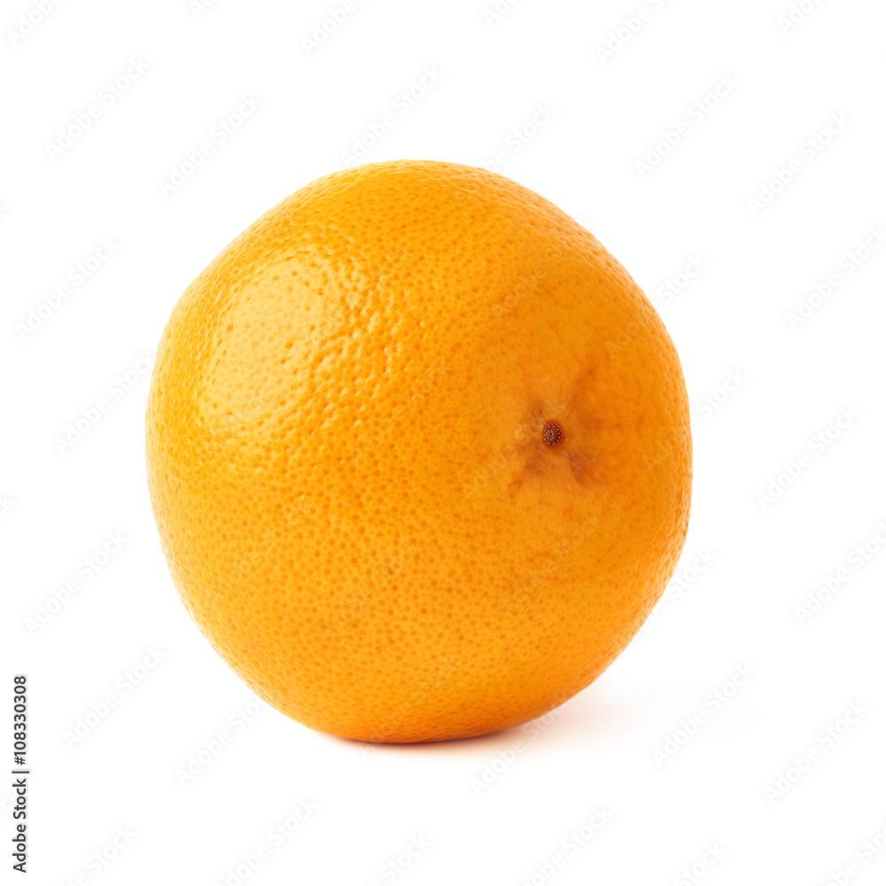 Fresh juicy grapefruit isolated over the white background