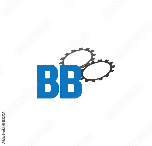bb alphabet with 2 gears