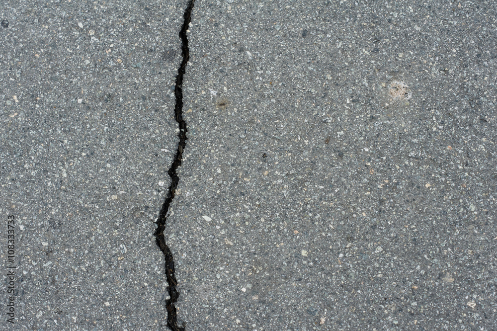 Obraz premium old cracked asphalt.