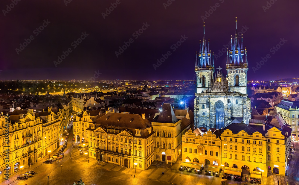 Obraz premium Church of Our Lady before Tyn in Prague