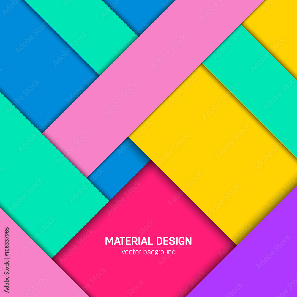 Vector material design background.