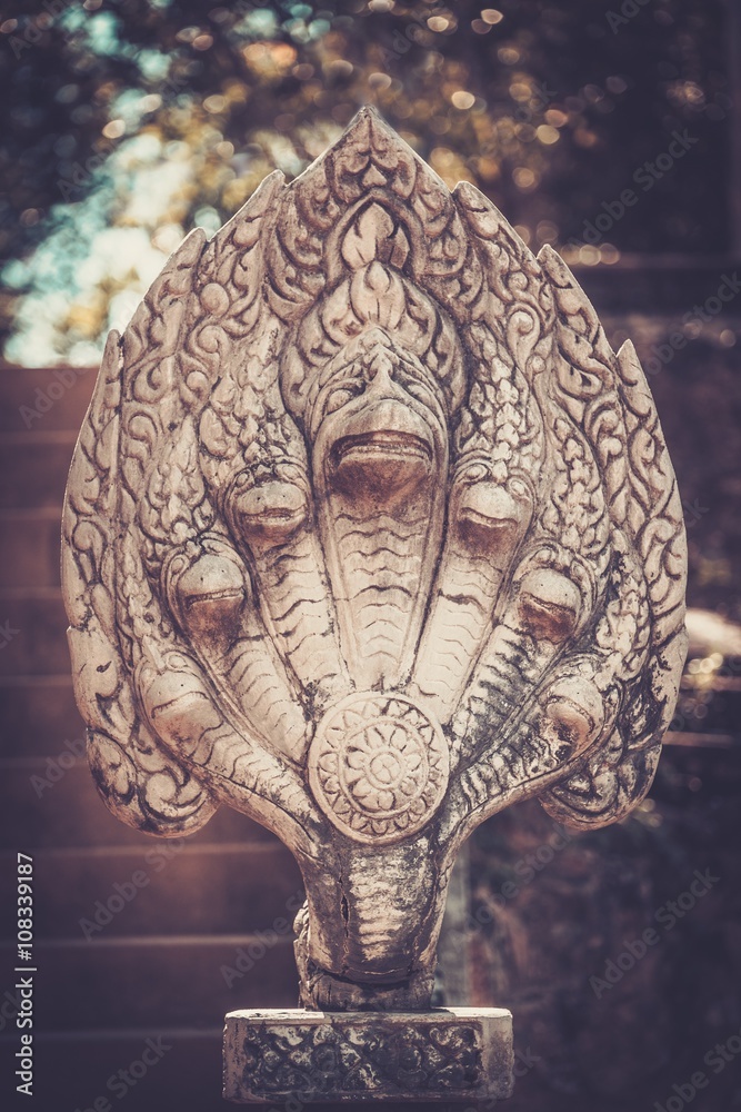 Detail sculpture at Angkor Wat, Siem Reap, Cambodia.