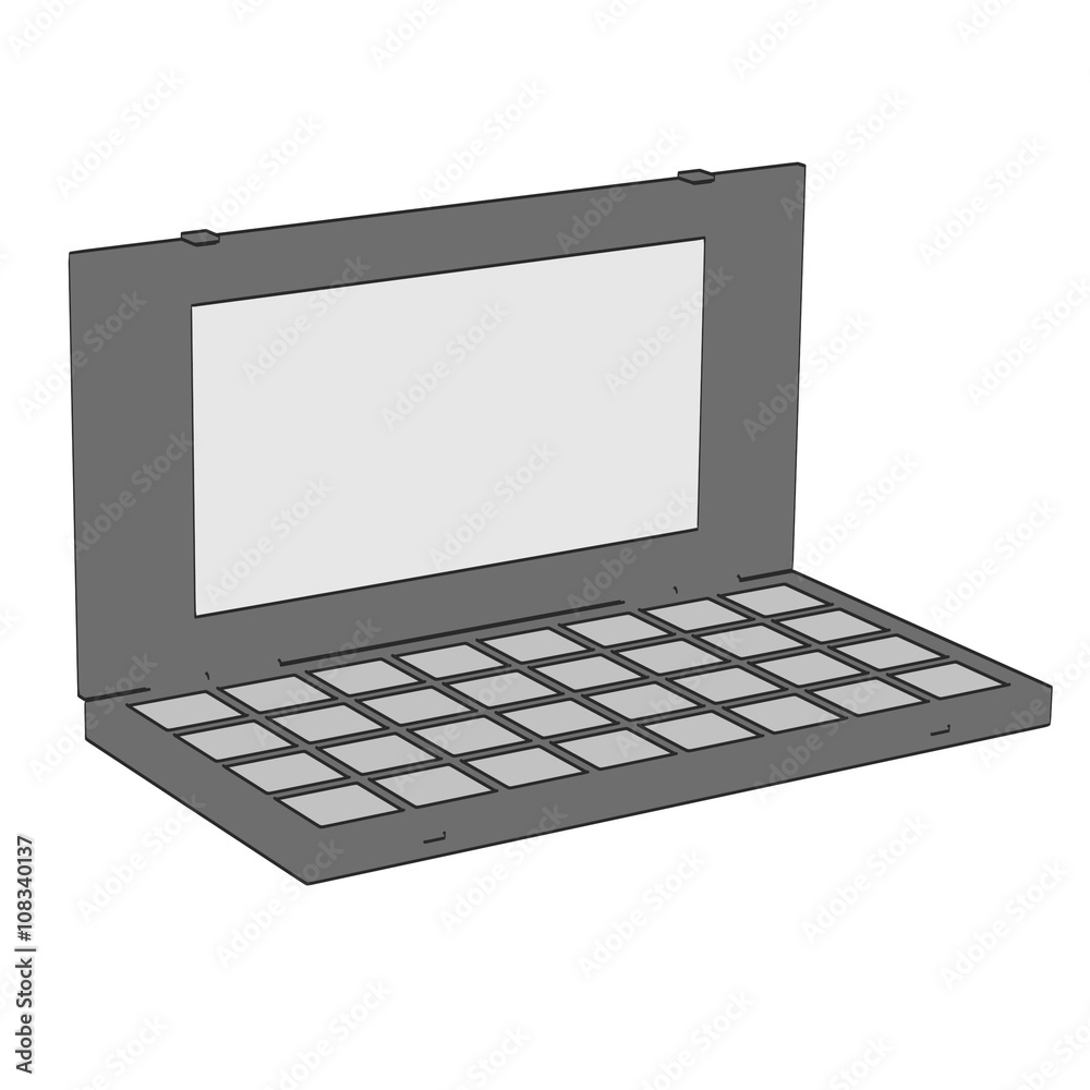 2d cartoon illustration of cosmetics (shades) 2d cartoon illustration of cosmetics (shades)