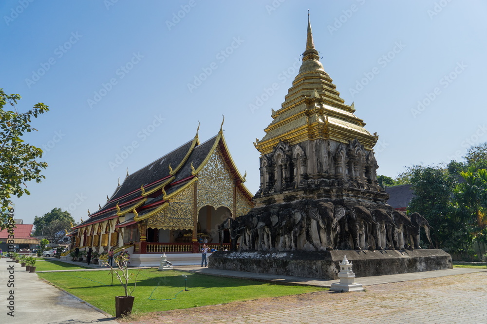 Chiang Man Temple , Chiang Mai, Thailand