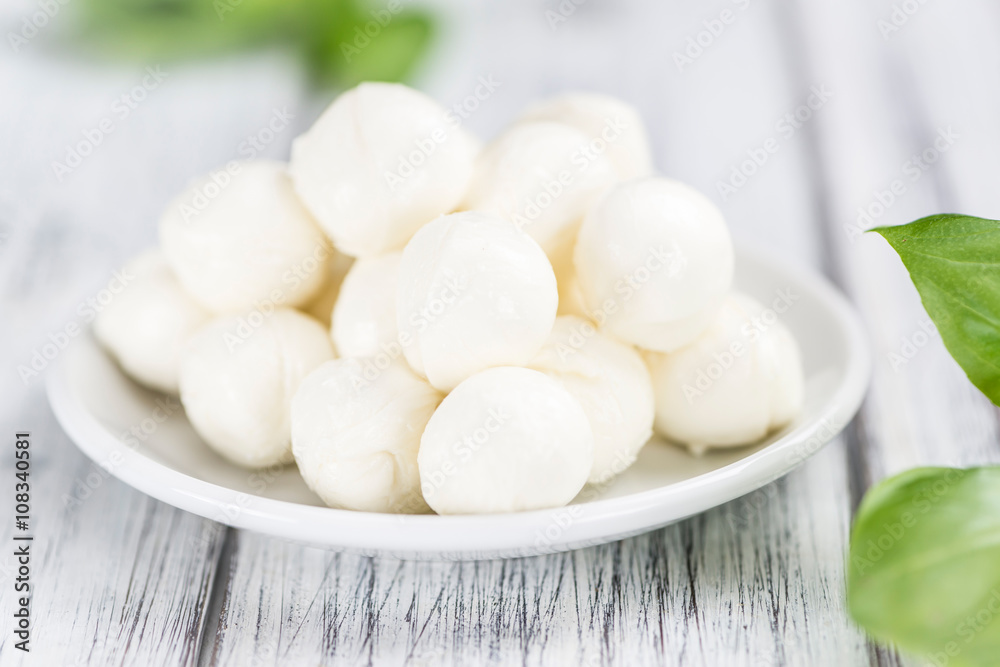 Fresh Mozzarella (close-up shot) Fresh Mozzarella (close-up shot)