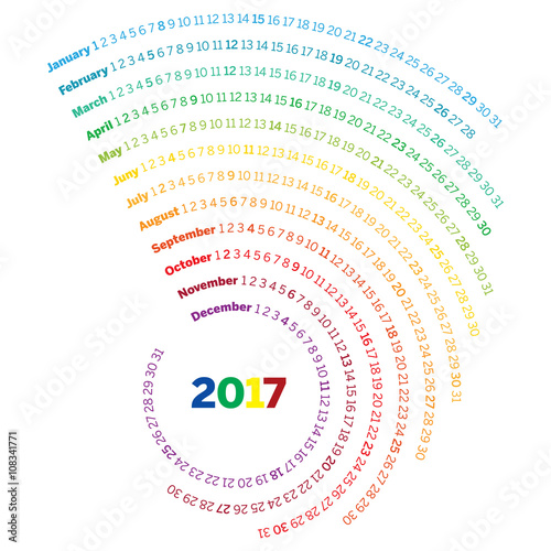Calendar 2017