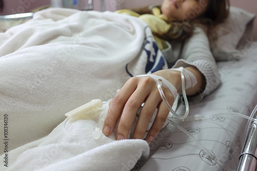Of saline into the body for treatment