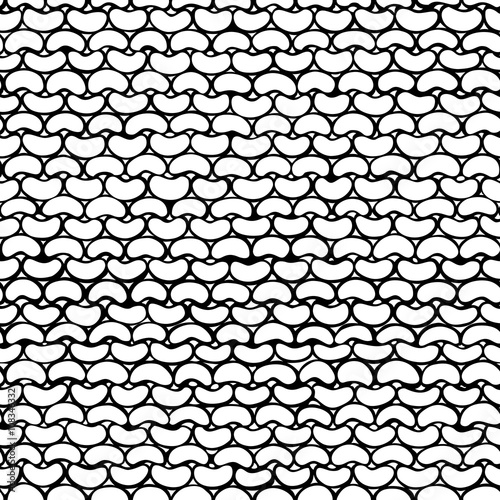  Seamless Pattern of Garter Stitch.