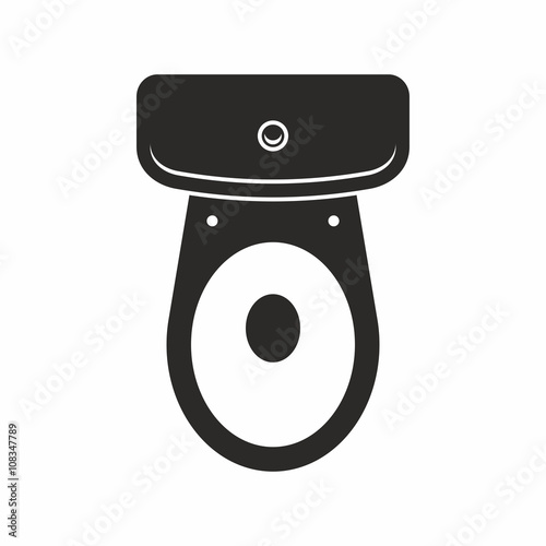 Toilet bowl icon