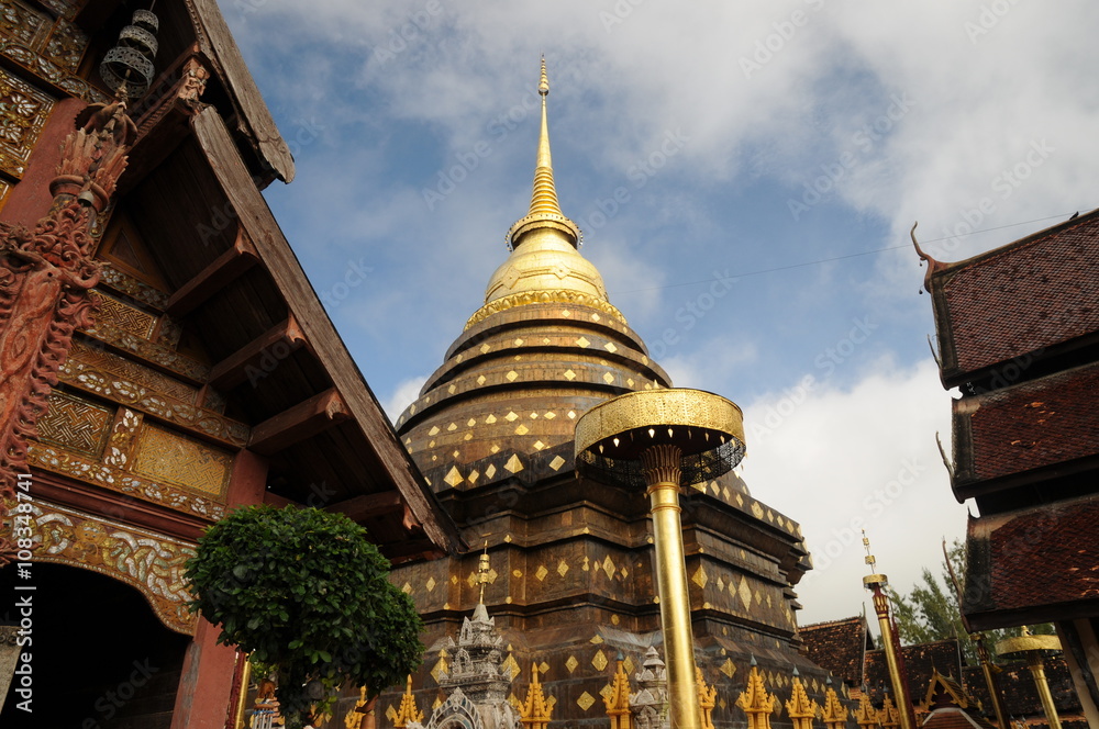 Wat Phra That Lampang Luang, Lanna-style Buddhist temple in Lampang in Lampang Province, Thailand.