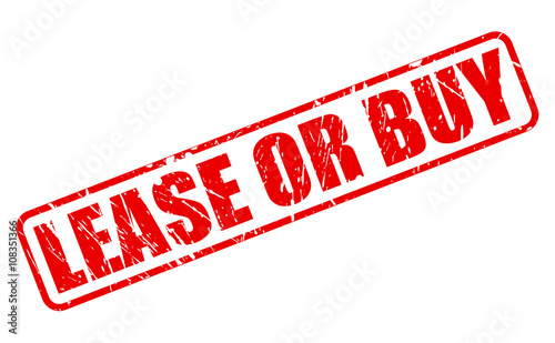 LEASE OR BUY red stamp text