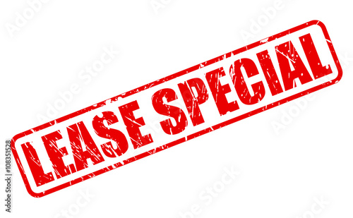 LEASE SPECIAL red stamp text