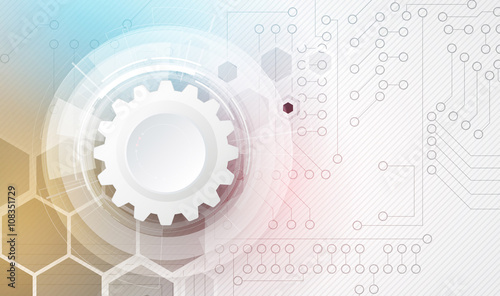 abstract technology background Business & development direction