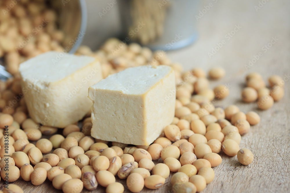Tofu with soybean Tofu with soybean