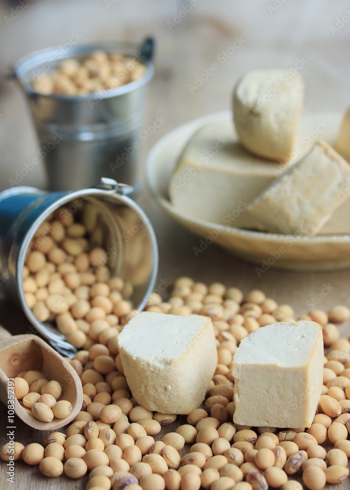 Tofu with soybean