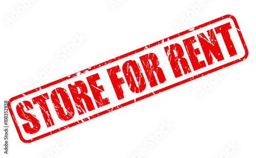 STORE FOR RENT red stamp text
