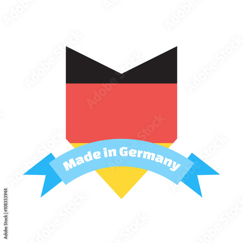 Made in Germany label or badge. Made in Germany logo