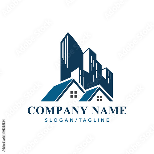 house and real estate vector logo