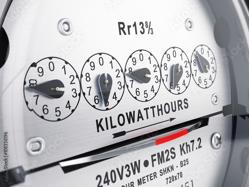 Kilowatt hour electric meter, power supply meter