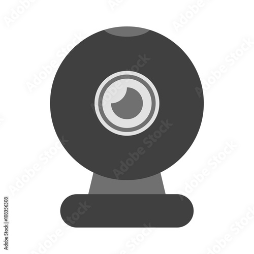 Camera vector icon illustrator for web