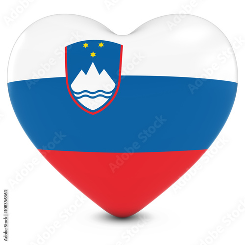 Love Slovenia Concept Image - Heart textured with Slovenian Flag Free Download Love Slovenia Concept Image - Heart textured with Slovenian Flag - GFXLoad