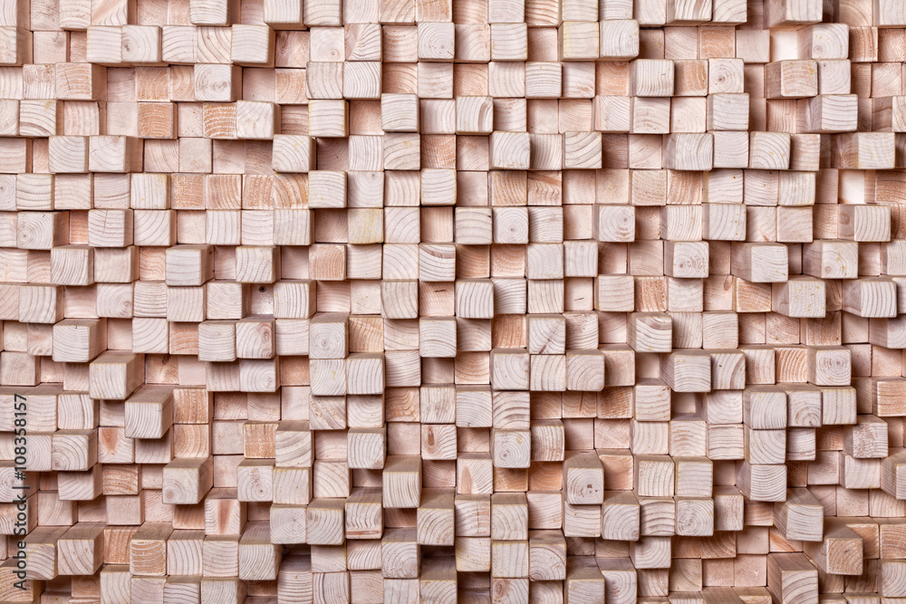 Naklejka premium geometric wood background