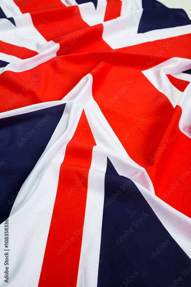 Fototapeta premium Closeup of Union Jack flag