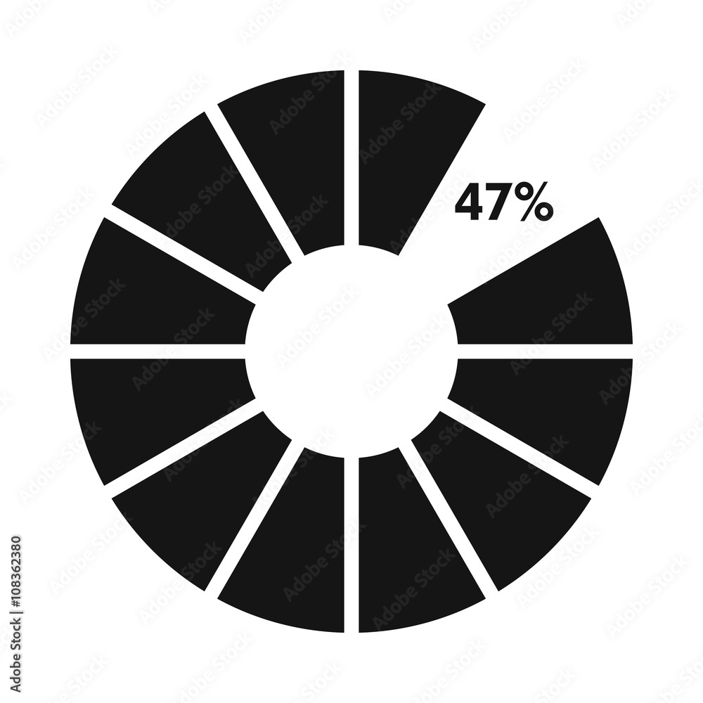 Circle loading icon, simple style Circle loading icon, simple style