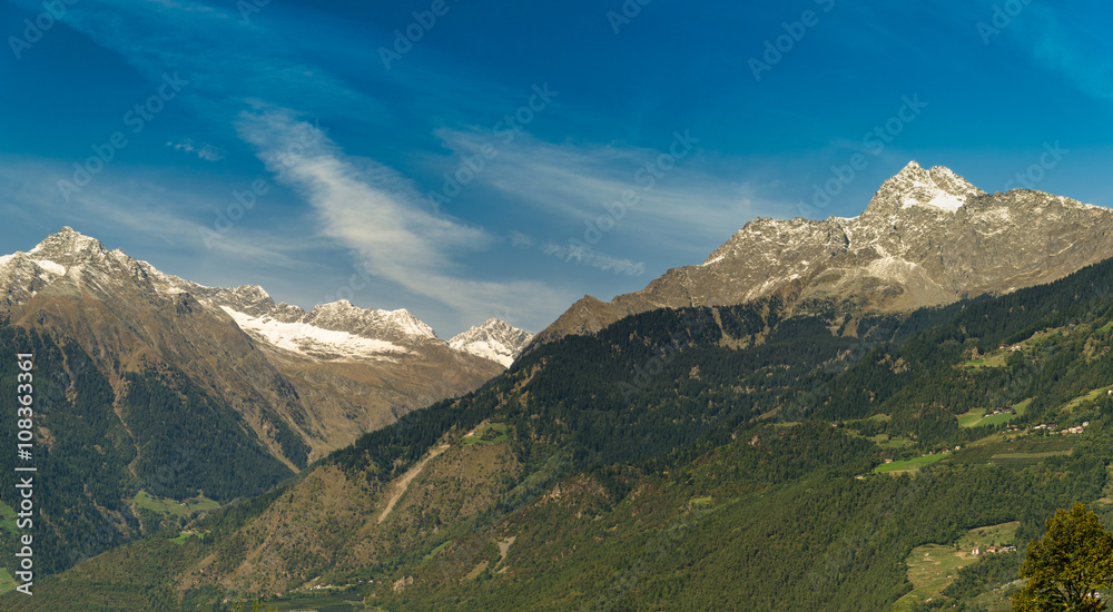 Alpen, Südtirol bei Meran