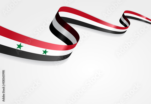 Syrian flag background. Vector illustration.