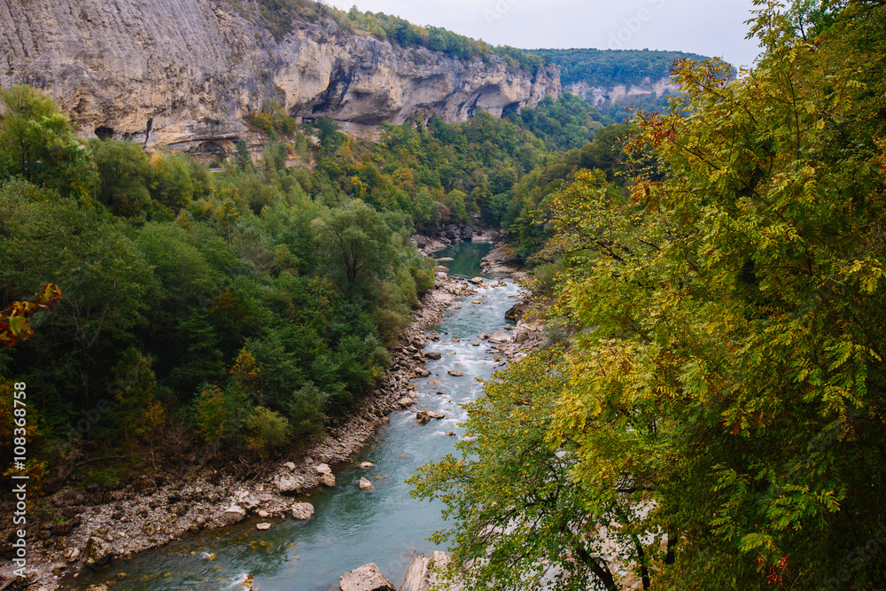The Belaya river, Adygeya The Belaya river, Adygeya