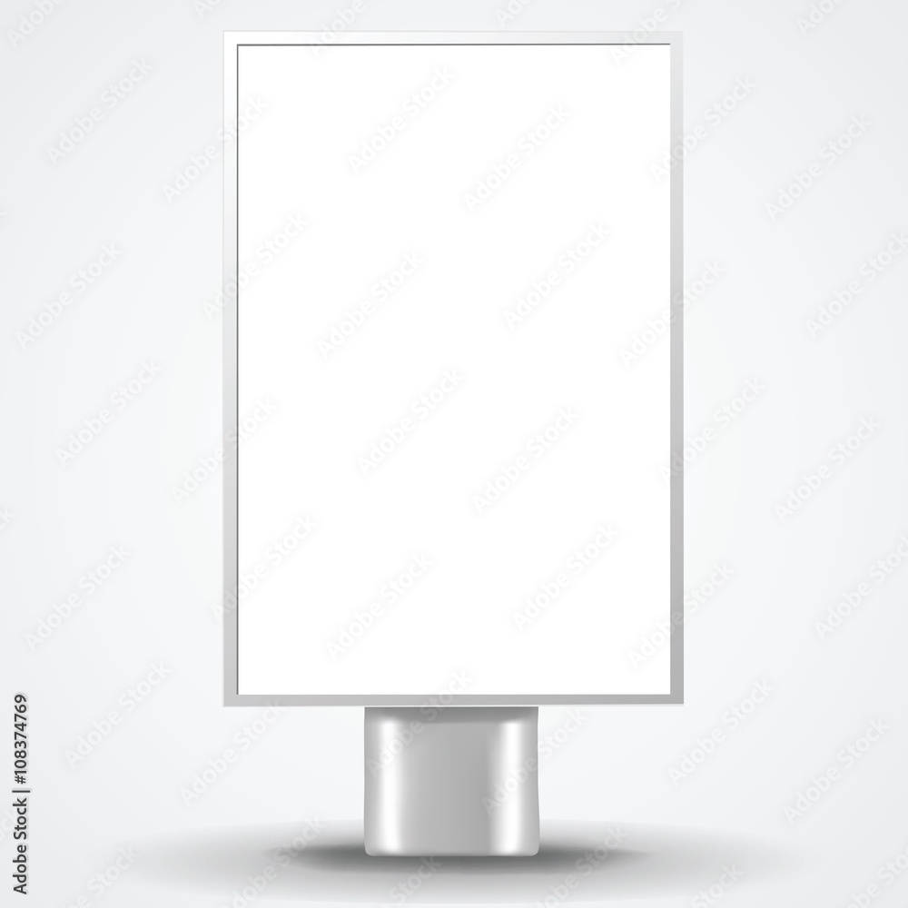 Blank Information Billboard Design Blank Information Billboard Design