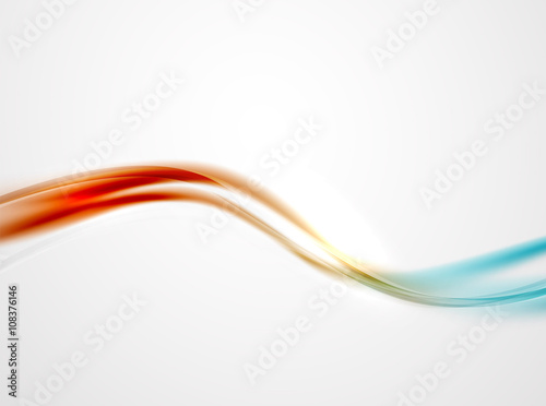 Modern curve stripes template © antishock