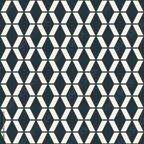 seamless monochrome vector rhombus pattern.