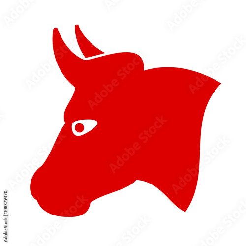 Bull vector icon