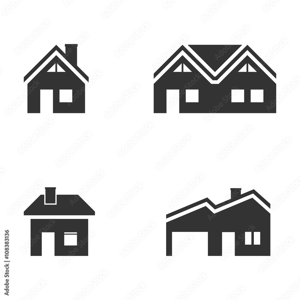 Building icons,Vector EPS10.