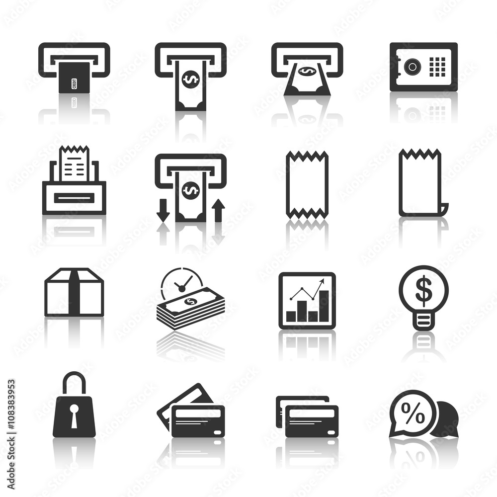 Money icon set,Vector EPS10. Money icon set,Vector EPS10.