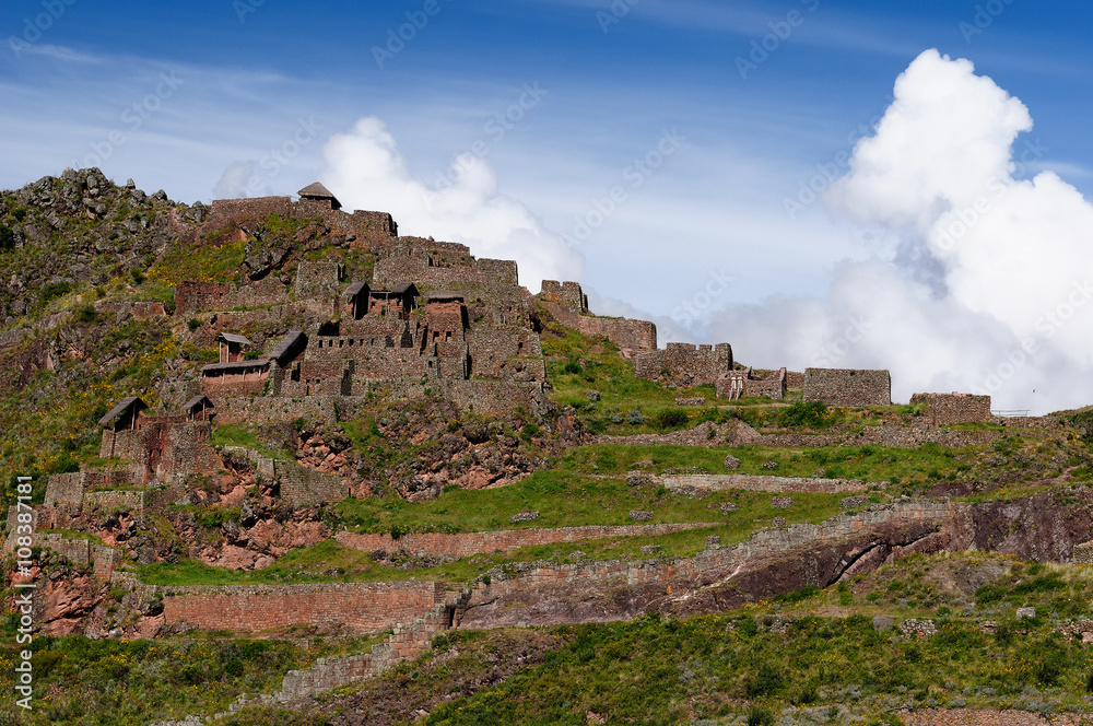 South America, Pisaq Inca ruins, Peru, Sacred Valley,