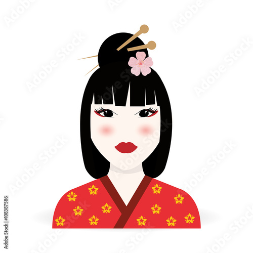 chinese culture design over white background, vector illustration
