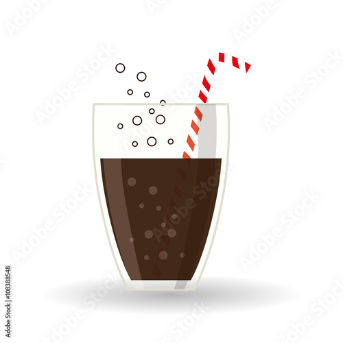 drink design over white background, vector illustration