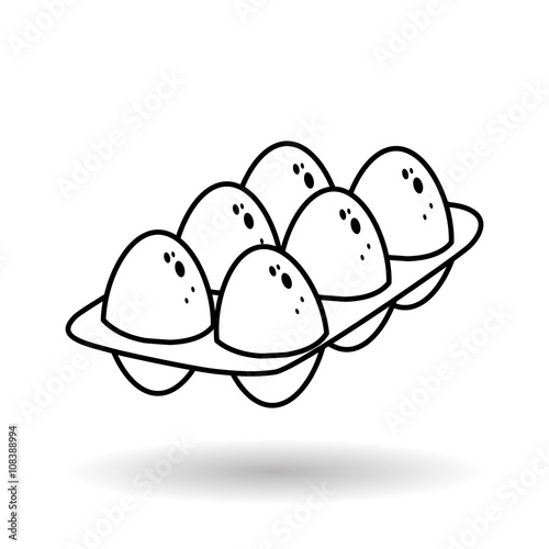 bakery equipment over white background, vector illustration