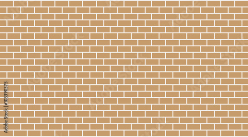 Vector beige  light brown  brick wall