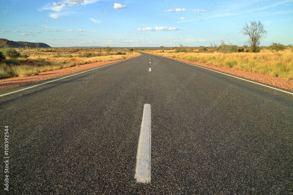 endless road in Australia Northern Territory endless road in Australia Northern Territory