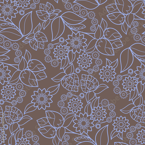 Floral design seamless background texture pattern