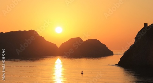 Sonnenuntergang im Oman.